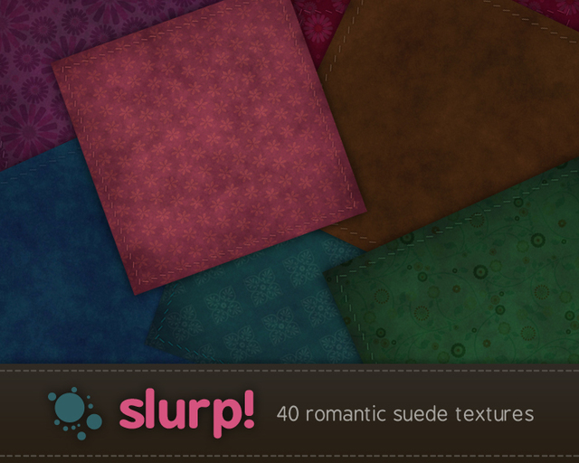 Slurp! - 40 Romantic Suede Textures