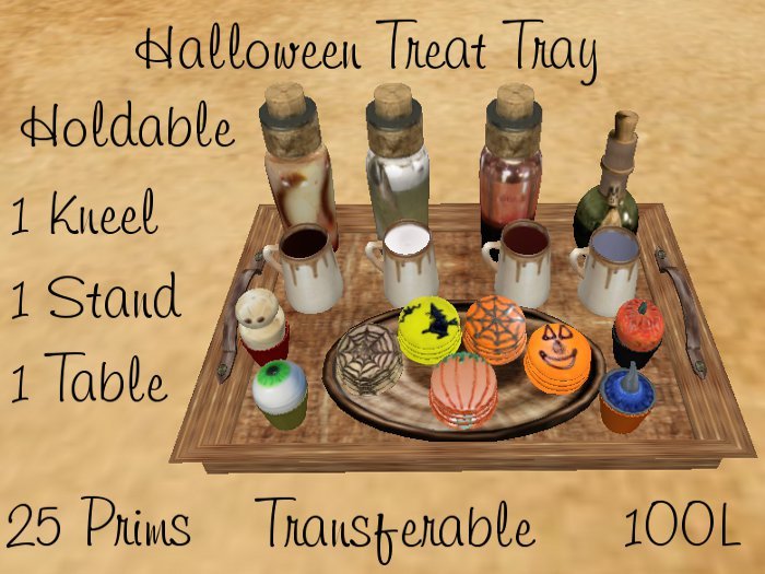 Halloween Treat Trays-Boxed