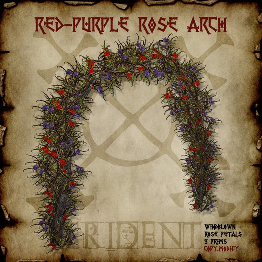 Red-Purple Rose Arch  