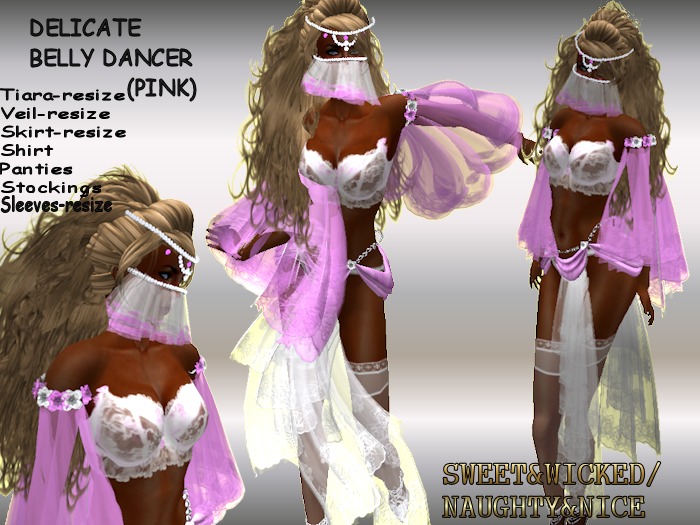 (N&N)DELICATE BELLY DANCER (pink)