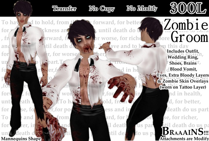 Short & Sweet Zombie Groom