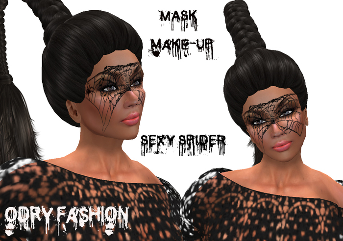 MASK  MAKE-UP SEXY SPIDER
