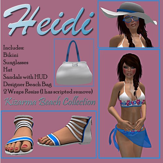 KizARMA Heidi Bikini Beach Outfit