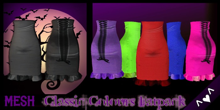 ^v^DRBC^v^ Classic Colours Ruffle Skirt Fatpack