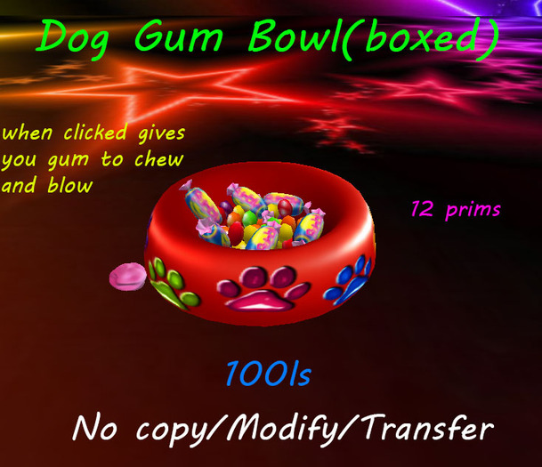 Dog Gum Bowl(boxed)