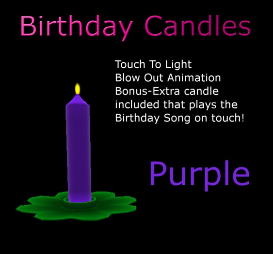 Purple Candles