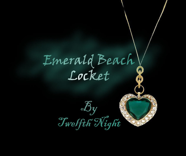 Emerald Beach Heart Locket