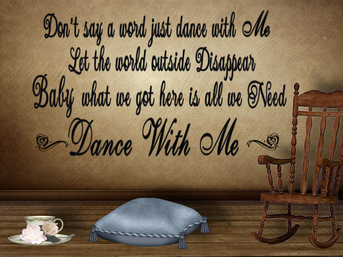 Dance With Me Wall Decal