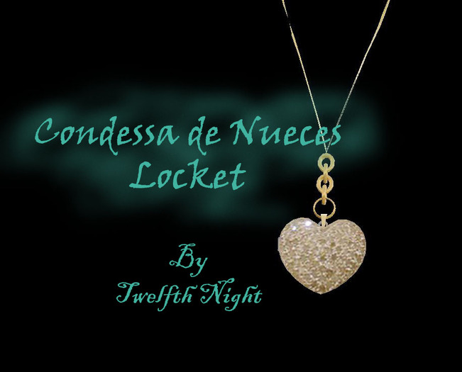 Condessa de Nueces Heart Locket