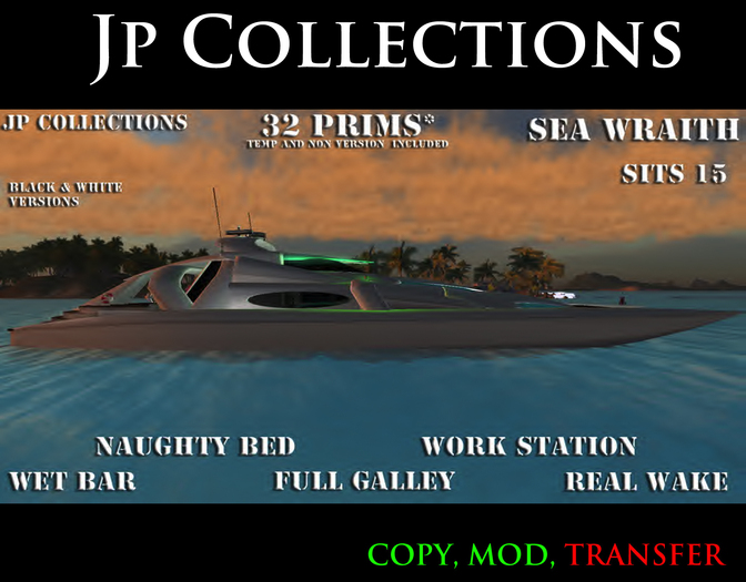 LUXORY (BOXED) Sea Wraith Speed Yacht 