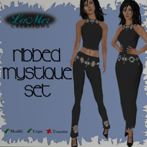 Ribbed mystique set