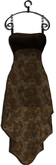 ((Crystal Line))Fur Dress*GoldenBrown-MESH