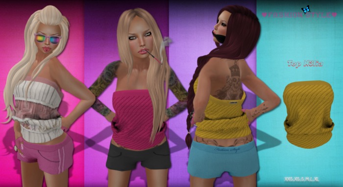 *Fashion Style* Top N3lia Knit Yellow