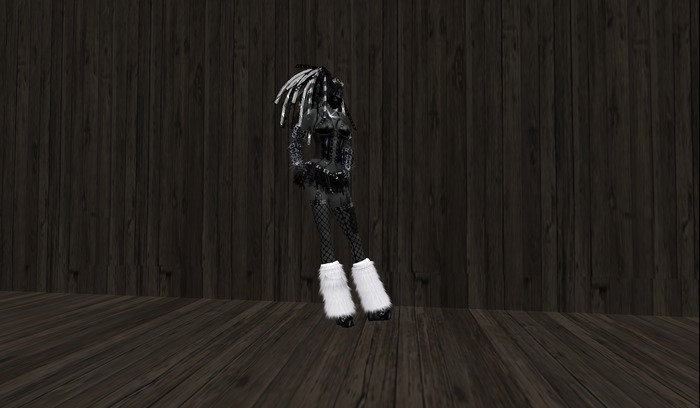 Cyber Legwarmer Stulpen white*