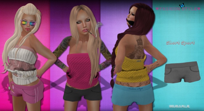 *Fashion Style* Short Sport Gray