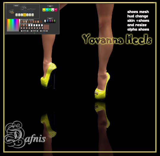 *DAFNIS YOVANNA HEELS SHOES MESH KIT 2