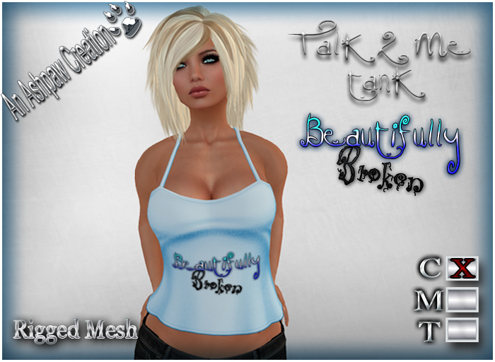 Talk 2 Me Tank - Beautifully Broken