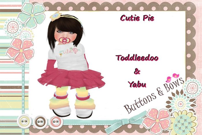 Buttons &  Bows  Cutie pie TD & Yabu