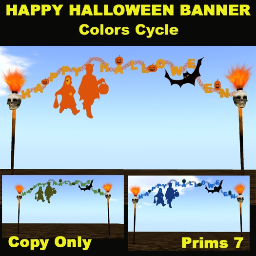 Happy Halloween Banner Boxed