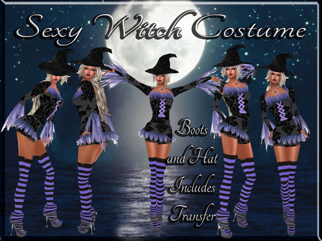 Second Life Marketplace - LSR - Sexy Witch Costume