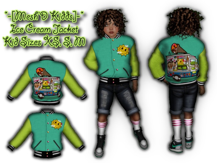 *-[Mesh'D Kidds]-* Ice Cream Jacket