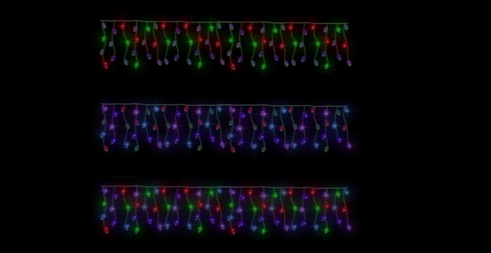 Outside Blinking Christmas Lights