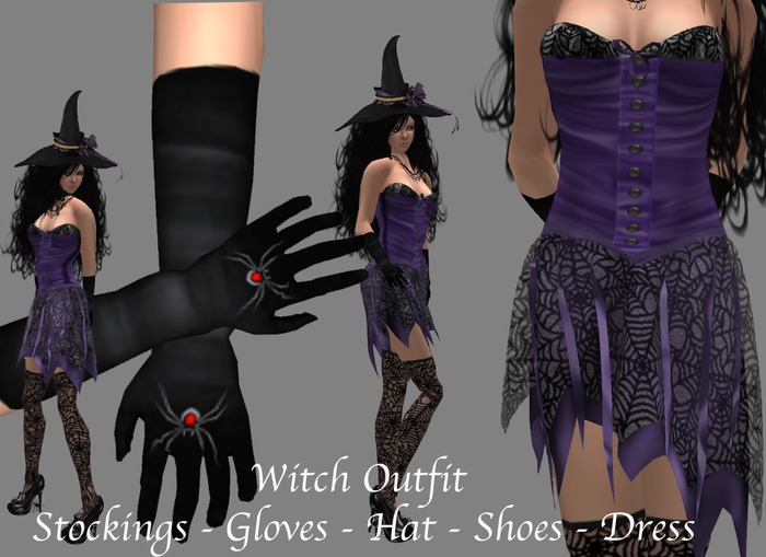 Purple Witch Outfit