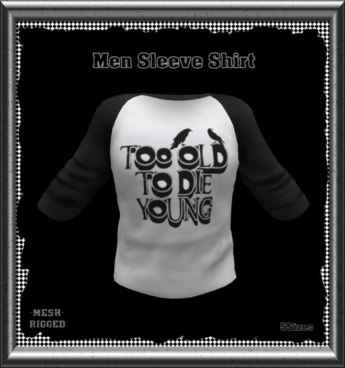 Men Sleeve Shirt (RIGGED) *Mesh