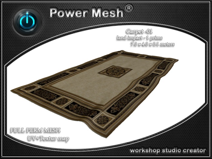 - { POWER MESH } - Full Perm Carpet -01 
