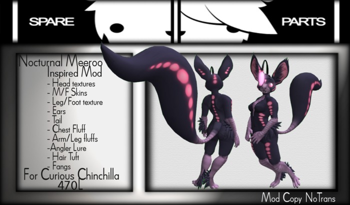 Nocturnal Meeroo inspired Mod Pit Prowler