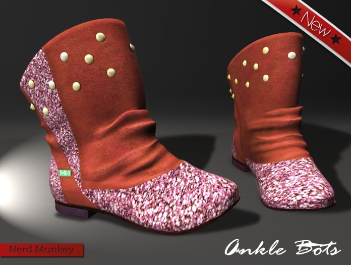 .::[NerdMonkey]::. - .::[Ankle Boots Red sequins]::. 