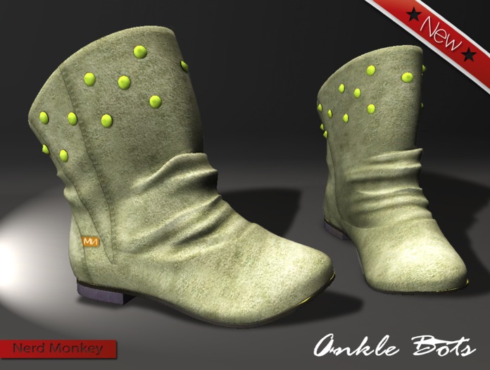 .::[NerdMonkey]::. - .::[Ankle Boots Grass]::. 