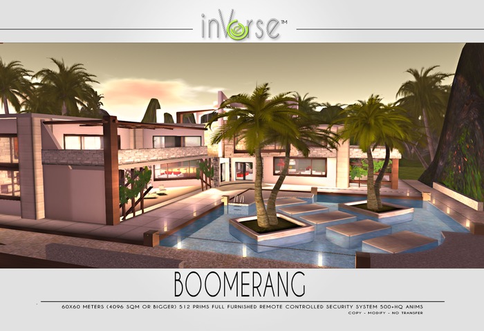 BOOMERANG full furnished house skybox - 350+anims