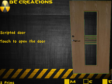 Scripted door