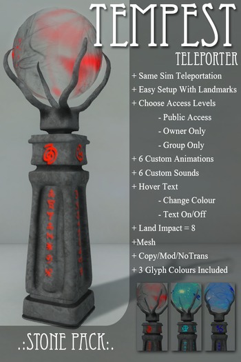 .NM. Tempest ~ Teleporter Stone