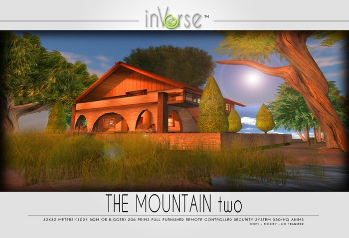 The Mountain Two - full furnished cottage skybox - 350+anims