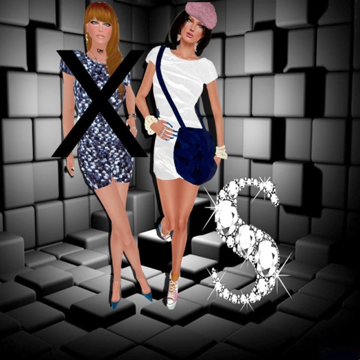 <S> Mesh T-shirt Dress (White)