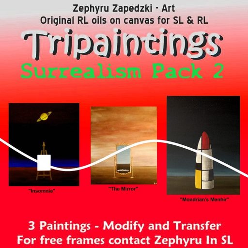 Tripaintings - Surrealism Pack 2 - BOXED