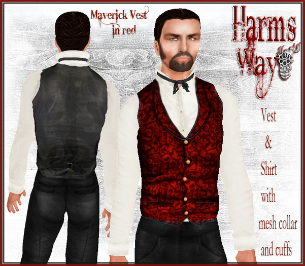 Harm's Way Maverick Vest in red