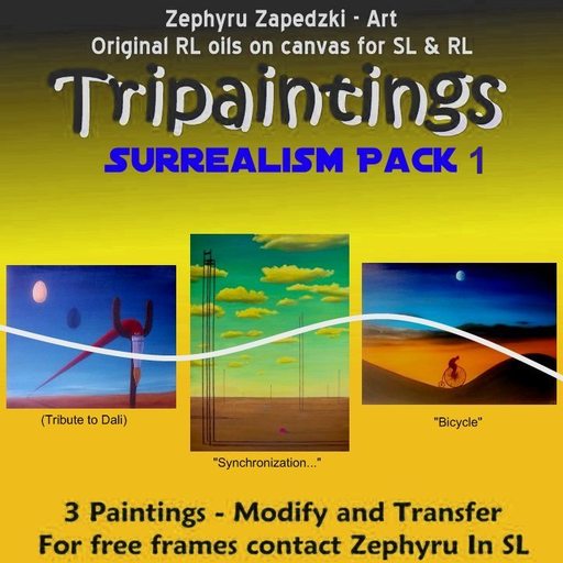 Tripaintings - Surrealism Pack 1 - BOXED