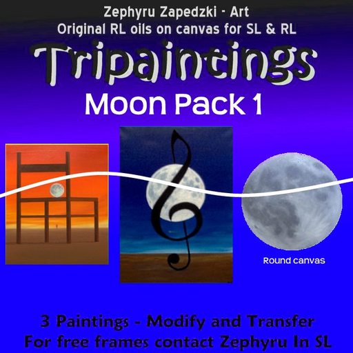 Tripaintings - Moon Pack 1 - BOXED