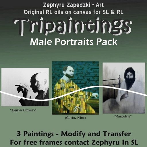 Tripaintings - Male Portraits Pack - BOXED