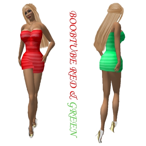 BoobTube Red & Green