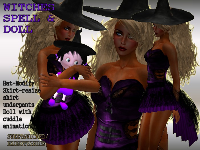 (N&N)WITCHES SPELL & DOLL