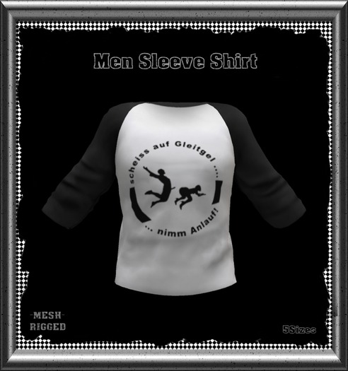 Men Sleeve Shirt (RIGGED) *Mesh