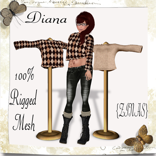 {ZINAS} Diana Sweater ~Khakis~ 