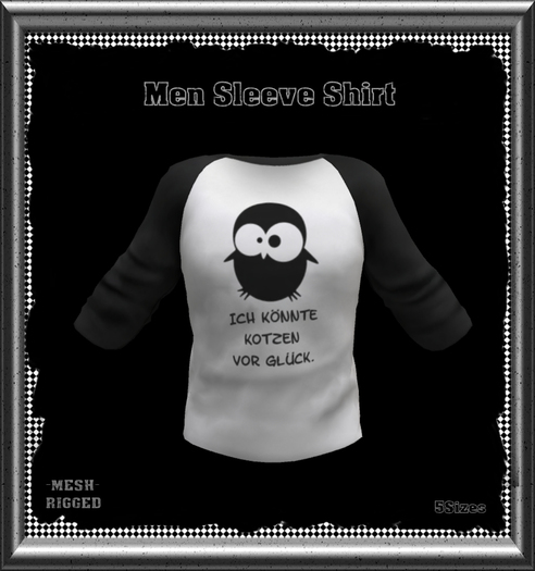 Men Sleeve Shirt (RIGGED) *Mesh