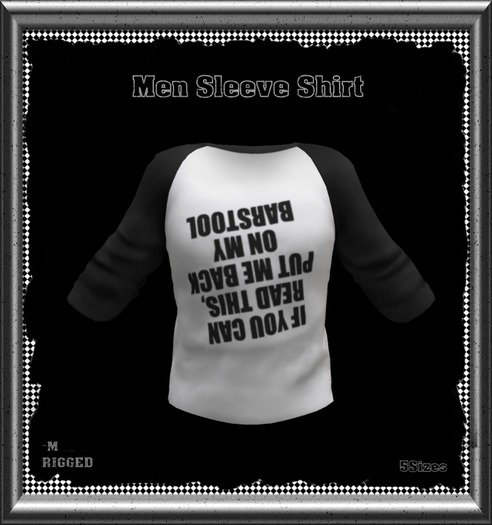 Men Sleeve Shirt (RIGGED) *Mesh