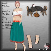 ::Evaki::  Gypsy ~Red/Teal