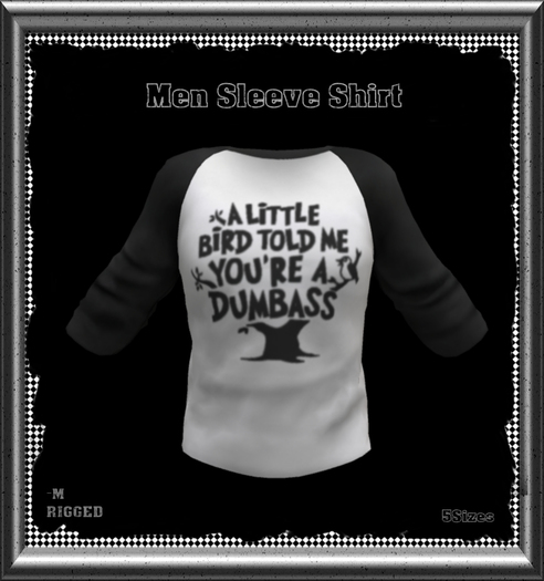 Men Sleeve Shirt (RIGGED) *Mesh